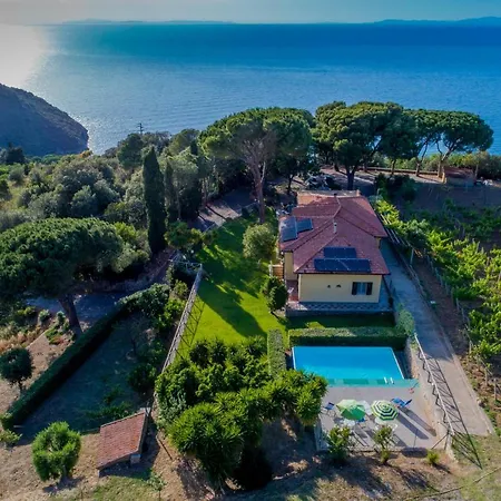 Mediterranean Villa Porto Santo Stefano  Exterior foto
